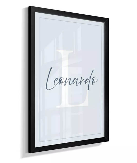 Quadro Infantil Personalizado Nome e Inicial