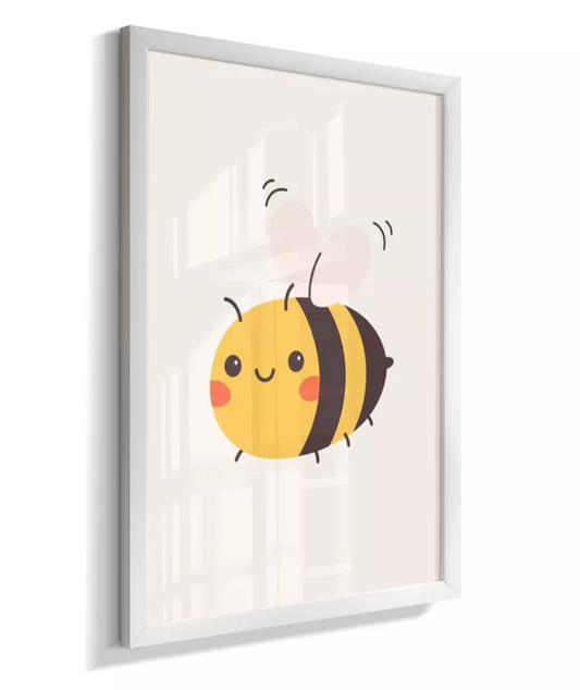Quadro Infantil Quarto Bebê Abelha