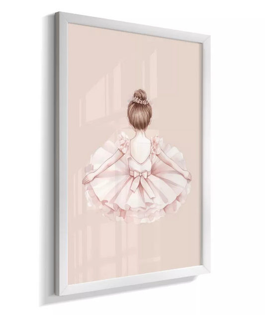 Quadro Infantil Quarto Bebê Menina Bailarina