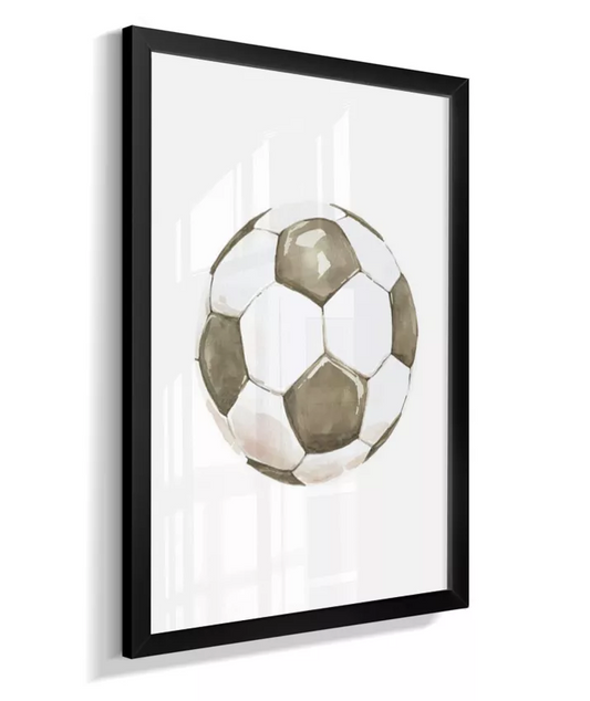 Quadro Decorativo Infantil Bola Futebol