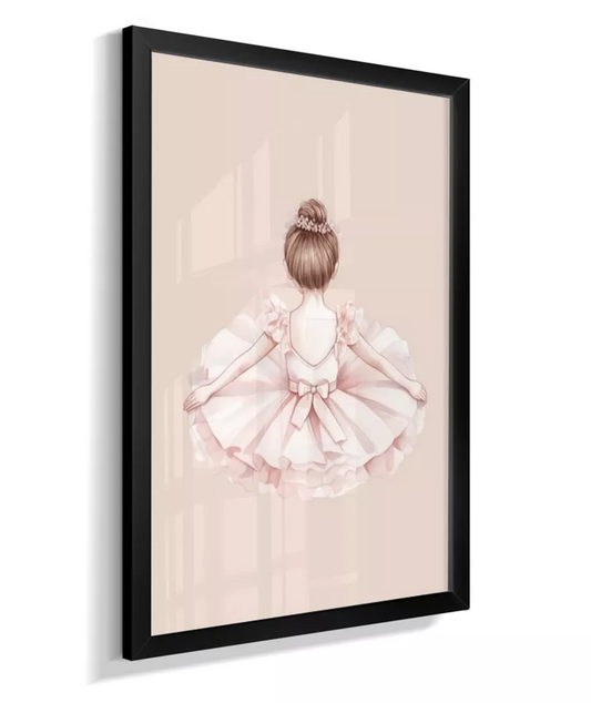Quadro Infantil Quarto Bebê Menina Bailarina