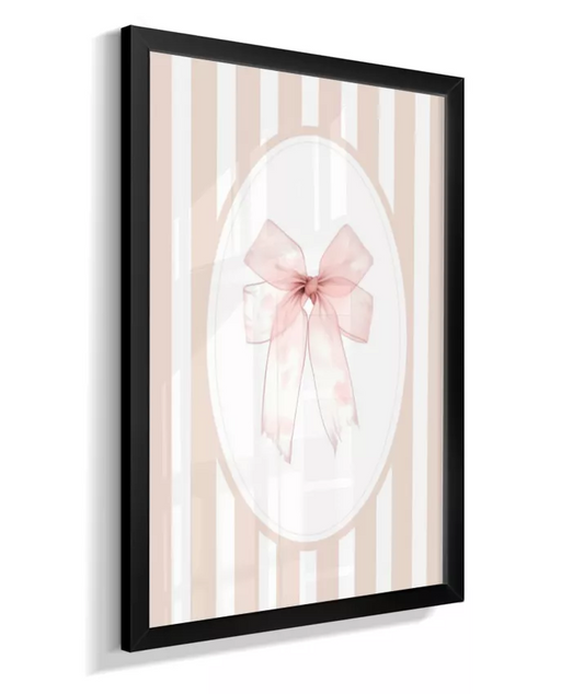 Quadro Infantil Decorativo Quarto Bebê Menina Laço