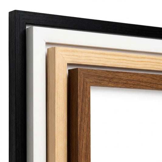 Moldura Tradicional, Caixa ou Filete: qual escolher para os quadros do quarto do bebê