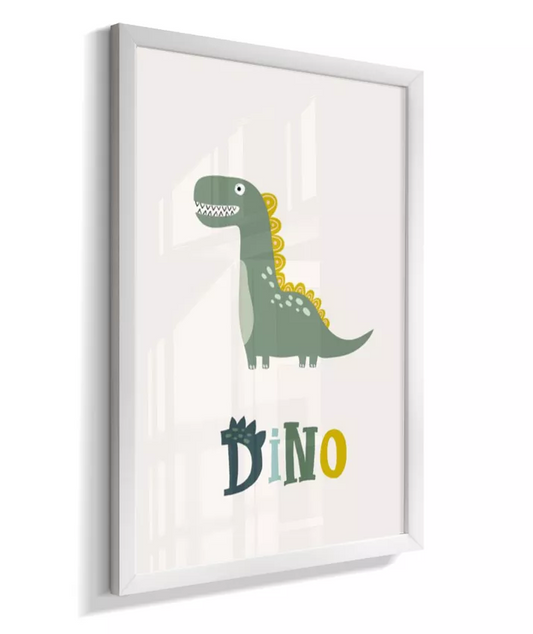 Quadro Quarto Bebê Infantil Dinossauro Dino