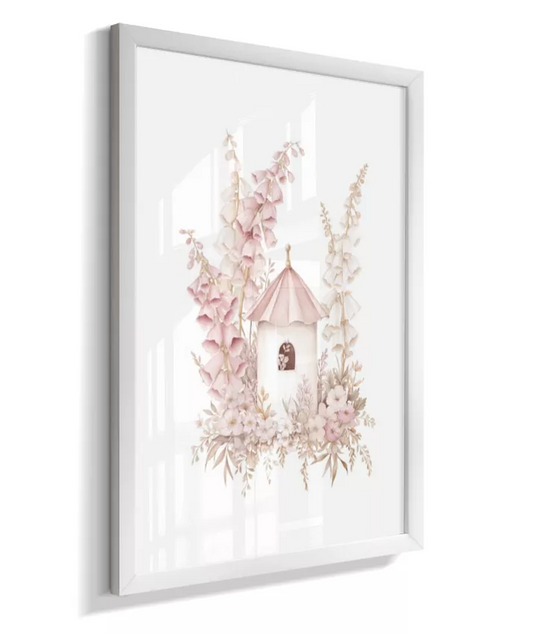 Quadro Infantil Casa de Fada