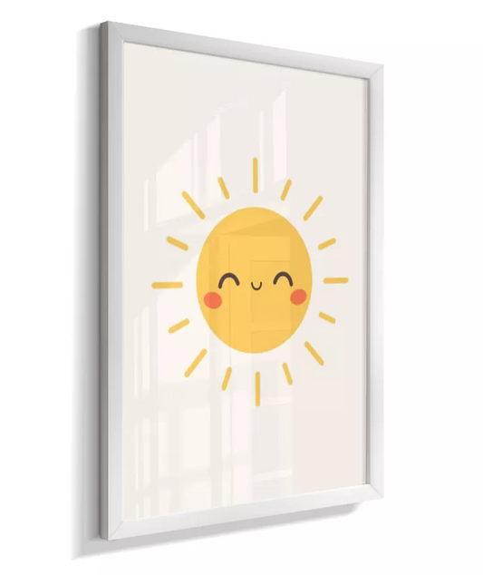 Quadro Infantil Quarto Bebê Sol