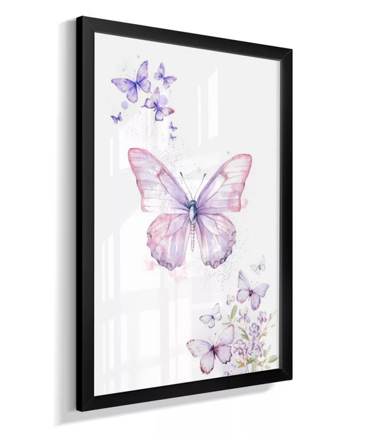 Quadro Quarto Bebê Infantil Borboleta