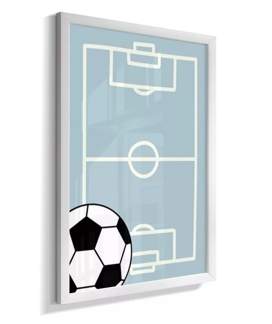 Quadro Infantil Quarto Menino Futebol