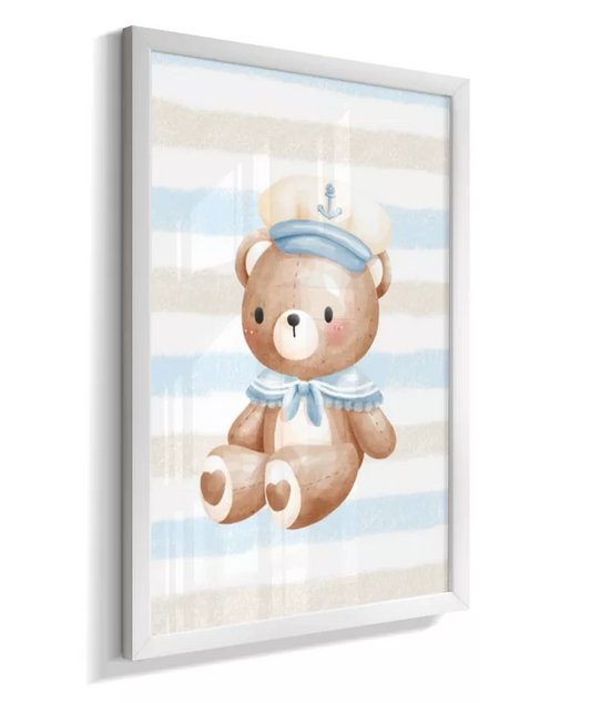 Quadro Infantil Decorativo Quarto Bebê Marinheiro