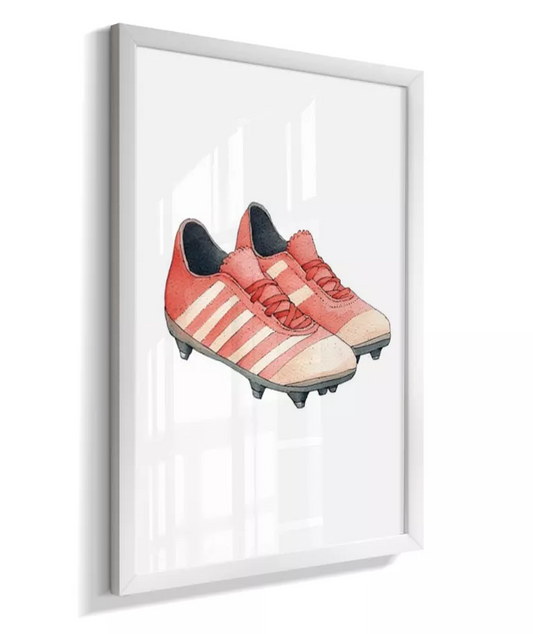 Quadro Decorativo Infantil Menino Chuteira