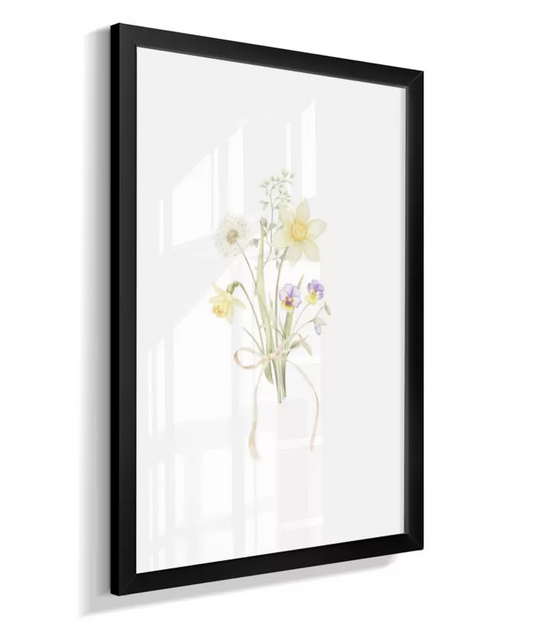 Quadro Decorativo Infantil Flores Delicadas