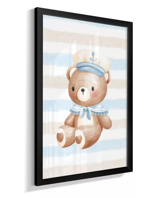 Quadro Infantil Decorativo Quarto Bebê Marinheiro