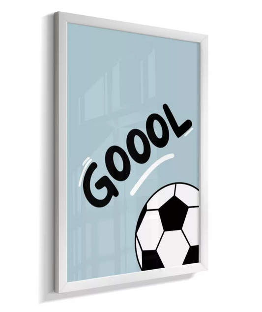 Quadro Infantil Menino Futebol