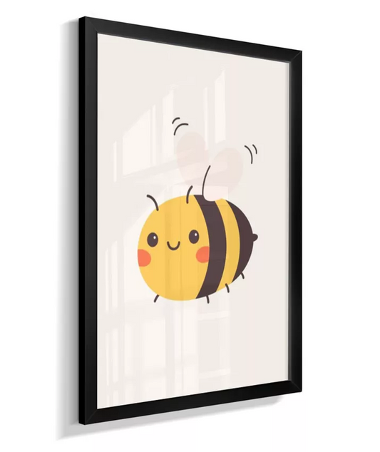 Quadro Infantil Quarto Bebê Abelha
