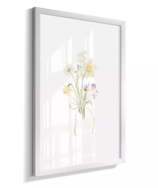 Quadro Decorativo Infantil Flores Delicadas