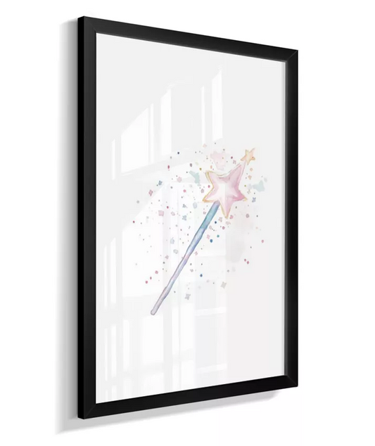 Quadro Infantil Quarto Bebê Varinha Mágica