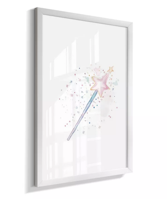 Quadro Infantil Quarto Bebê Varinha Mágica