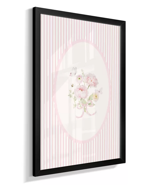 Quadro Decorativo Infantil Floral Flores Bouquet Delicado