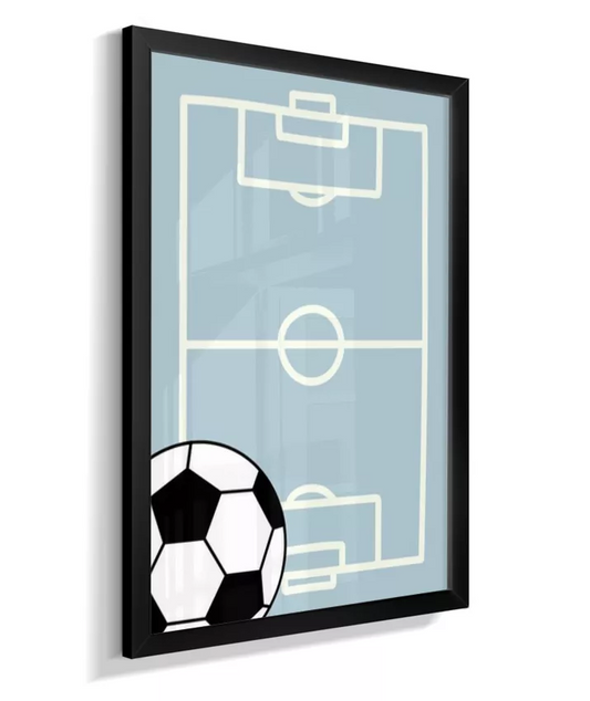 Quadro Infantil Quarto Menino Futebol